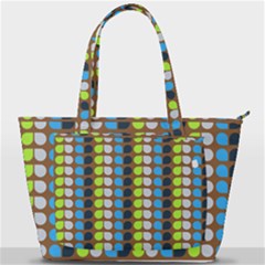 Colorful Leaf Pattern Back Pocket Shoulder Bag  by GardenOfOphir