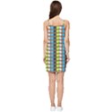 Colorful Leaf Pattern Summer Tie Front Dress View2