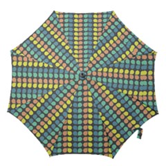 Colorful Leaf Pattern Hook Handle Umbrellas (large) by GardenOfOphir