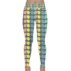 Colorful Leaf Pattern Classic Yoga Leggings by GardenOfOphir