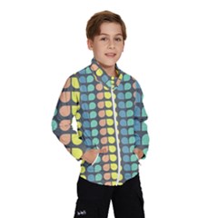 Colorful Leaf Pattern Kids  Windbreaker by GardenOfOphir