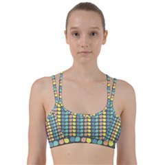 Colorful Leaf Pattern Line Them Up Sports Bra by GardenOfOphir