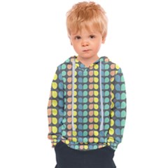 Colorful Leaf Pattern Kids  Overhead Hoodie by GardenOfOphir