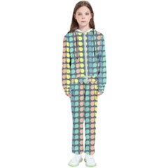 Colorful Leaf Pattern Kids  Tracksuit by GardenOfOphir