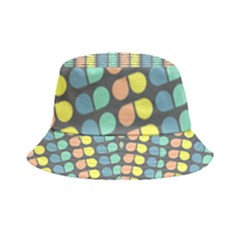 Colorful Leaf Pattern Inside Out Bucket Hat by GardenOfOphir