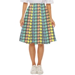 Colorful Leaf Pattern Classic Short Skirt by GardenOfOphir