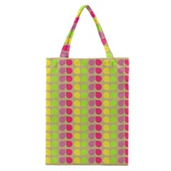 Colorful Leaf Pattern Classic Tote Bag by GardenOfOphir