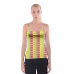 Colorful Leaf Pattern Spaghetti Strap Top by GardenOfOphir