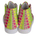 Colorful Leaf Pattern Men s Hi-Top Skate Sneakers View4