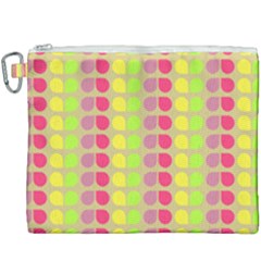 Colorful Leaf Pattern Canvas Cosmetic Bag (xxxl) by GardenOfOphir