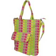 Colorful Leaf Pattern Shoulder Tote Bag by GardenOfOphir