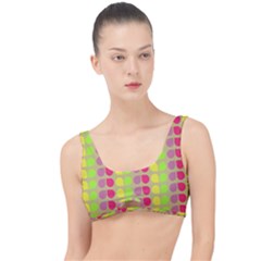 Colorful Leaf Pattern The Little Details Bikini Top by GardenOfOphir