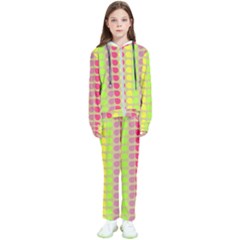 Colorful Leaf Pattern Kids  Tracksuit by GardenOfOphir