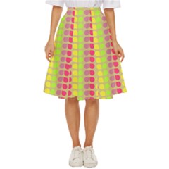 Colorful Leaf Pattern Classic Short Skirt by GardenOfOphir