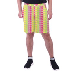 Colorful Leaf Pattern Men s Pocket Shorts by GardenOfOphir