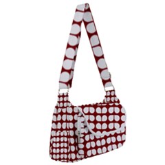 Red And White Leaf Pattern Multipack Bag by GardenOfOphir