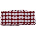 Red And White Leaf Pattern Multi Function Bag View4