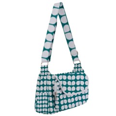 Teal And White Leaf Pattern Multipack Bag by GardenOfOphir