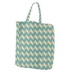 Modern Retro Chevron Patchwork Pattern Giant Grocery Tote by GardenOfOphir