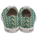 Modern Retro Chevron Patchwork Pattern Women s Low Top Canvas Sneakers View4