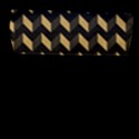 Modern Retro Chevron Patchwork Pattern Flap Closure Messenger Bag (L) View1