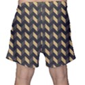 Modern Retro Chevron Patchwork Pattern Men s Shorts View2