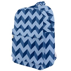 Modern Retro Chevron Patchwork Pattern Classic Backpack by GardenOfOphir