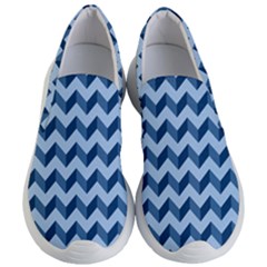 Modern Retro Chevron Patchwork Pattern Women s Lightweight Slip Ons by GardenOfOphir