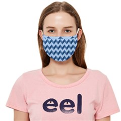 Modern Retro Chevron Patchwork Pattern Cloth Face Mask (adult) by GardenOfOphir