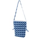 Modern Retro Chevron Patchwork Pattern Folding Shoulder Bag View1