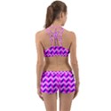 Modern Retro Chevron Patchwork Pattern Back Web Gym Set View2