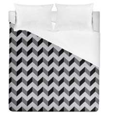 Modern Retro Chevron Patchwork Pattern Duvet Cover (queen Size) by GardenOfOphir