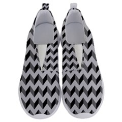 Modern Retro Chevron Patchwork Pattern No Lace Lightweight Shoes by GardenOfOphir