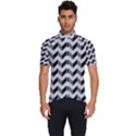 Modern Retro Chevron Patchwork Pattern Men s Short Sleeve Cycling Jersey View1