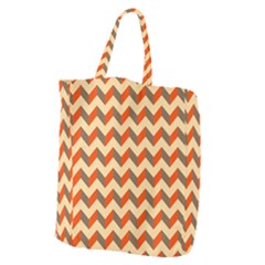 Modern Retro Chevron Patchwork Pattern Giant Grocery Tote by GardenOfOphir