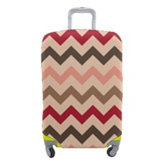 Chevron Pattern Gifts Luggage Cover (small) by GardenOfOphir