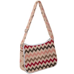 Chevron Pattern Gifts Zip Up Shoulder Bag