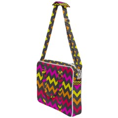 Chevron Pattern Gifts Cross Body Office Bag by GardenOfOphir