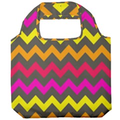 Chevron Pattern Gifts Foldable Grocery Recycle Bag by GardenOfOphir