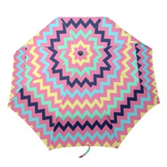 Chevron Pattern Gifts Folding Umbrellas by GardenOfOphir