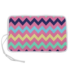 Chevron Pattern Gifts Pen Storage Case (m) by GardenOfOphir