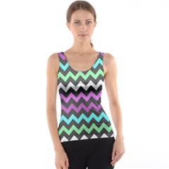 Chevron Pattern Gifts Tank Top by GardenOfOphir