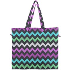 Chevron Pattern Gifts Canvas Travel Bag by GardenOfOphir