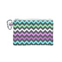 Chevron Pattern Gifts Canvas Cosmetic Bag (Small) View1