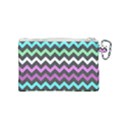 Chevron Pattern Gifts Canvas Cosmetic Bag (Small) View2