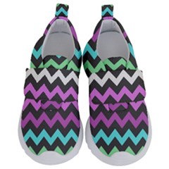 Chevron Pattern Gifts Kids  Velcro No Lace Shoes by GardenOfOphir