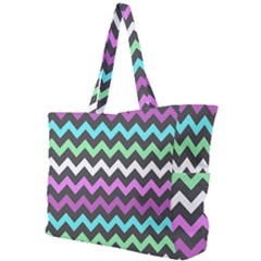 Chevron Pattern Gifts Simple Shoulder Bag by GardenOfOphir