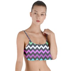 Chevron Pattern Gifts Layered Top Bikini Top  by GardenOfOphir