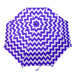 Chevron Pattern Gifts Folding Umbrellas by GardenOfOphir