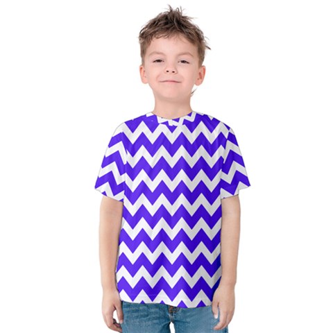 Chevron Pattern Gifts Kids  Cotton Tee by GardenOfOphir